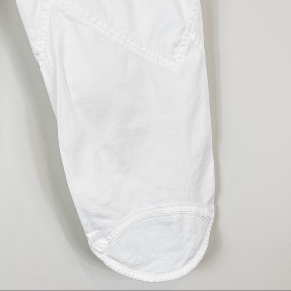 Armani Exchange White Capris Pant Zipper Button 2 - Picture 16 of 16